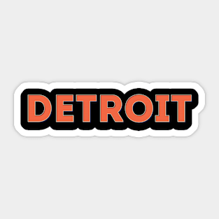 Detroit Sticker